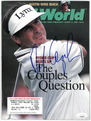 Fred Couples Autographed Golf World Full Magazine August 11, 1995- JSA #EE63349-Powers Sports Memorabilia