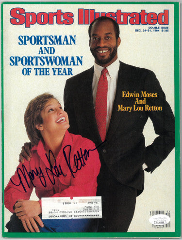 Mary Lou Retton Autographed Sports Illustrated Full Magazine December 24-31 1984- JSA #EE60255 (Sportswoman of the Year)-Powers Sports Memorabilia