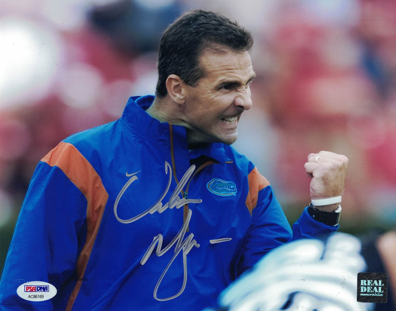Urban Meyer Signed Florida Gators 8x10 Photo PSA-Powers Sports Memorabilia
