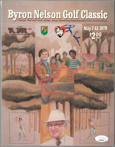 Byron Nelson Autographed 1979 Byron Nelson Golf Classic Program- JSA #EE63397-Powers Sports Memorabilia