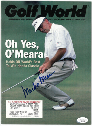 Mark O'Meara Autographed Golf World Full Magazine March 17, 1995- JSA #EE63392 (Honda Classic)-Powers Sports Memorabilia