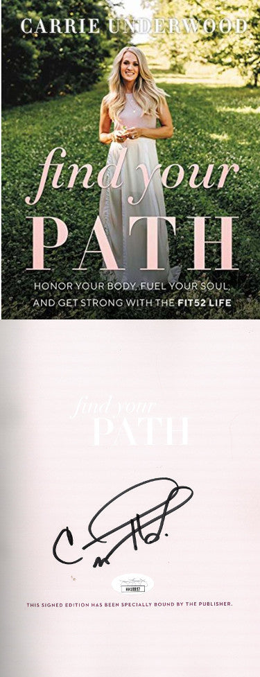 Carrie Underwood Autographed 2020 Find Your Path First Edition Hardcover Book- JSA