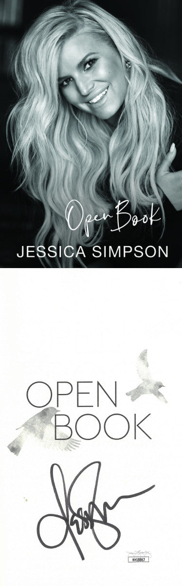 Jessica Simpson Autographed 2020 Open Book Hardcover Book- JSA (Music/Entertainment/Model)-Powers Sports Memorabilia