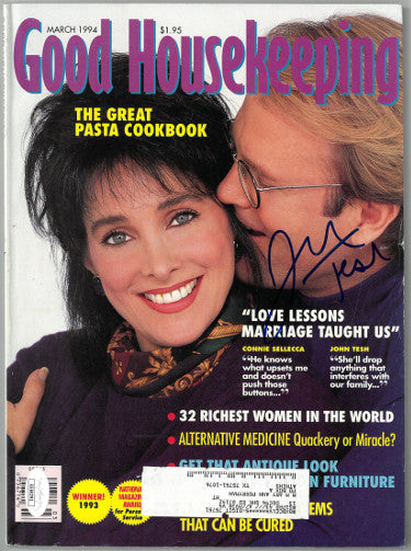 John Tesh Autographed Good Housekeeping Full Magazine March 1994 cover wear- JSA #EE60291-Powers Sports Memorabilia