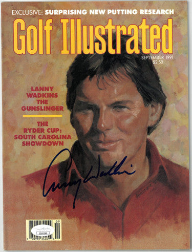 Lanny Wadkins Autographed Golf Illustrated Full Magazine September 1991- JSA #EE60299-Powers Sports Memorabilia