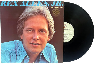 Rex Allen, Jr. Autographed 1978 Brand New Warner Bros. Promo Album Cover/LP/Vinyl/Record- JSA #GG08467-Powers Sports Memorabilia