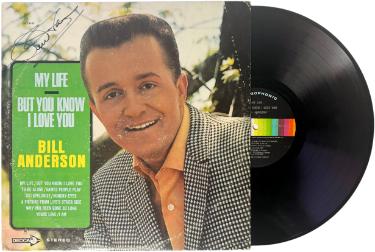 Bill Anderson Autographed 1969 My Life/But You Know I Love You Album Cover/LP/Vinyl Record- JSA-Powers Sports Memorabilia