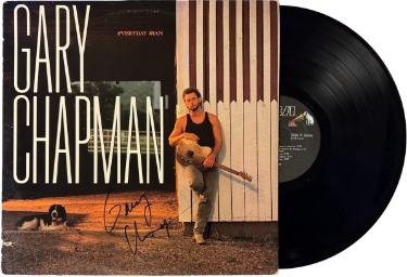 Gary Chapman Autographed 1987 Everyday Man Album Cover/LP/Vinyl Record- JSA #GG08481-Powers Sports Memorabilia