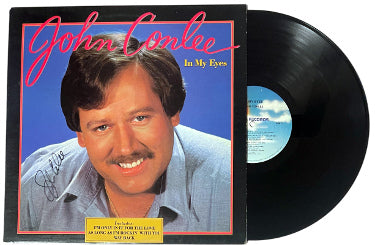 John Conlee Autographed 1983 In My Eyes MCA Album Cover/LP/Vinyl Record- JSA #GG08482-Powers Sports Memorabilia