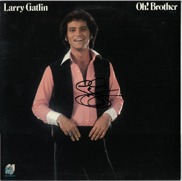 Larry Gatlin Autographed 1978 Oh! Brother Album Cover/LP/Vinyl Record- JSA #GG08511-Powers Sports Memorabilia