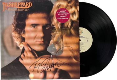 T.G. Sheppard Autographed 1982 Perfect Stranger Album Cover/LP/Vinyl Record- JSA #GG08411 (Promotional)-Powers Sports Memorabilia