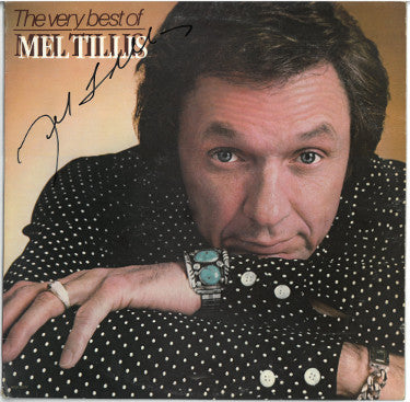 Mel Tillis Autographed 1981 The Very Best of Mel Tillis Album Cover/LP/Vinyl Record- JSA #GG08438-Powers Sports Memorabilia