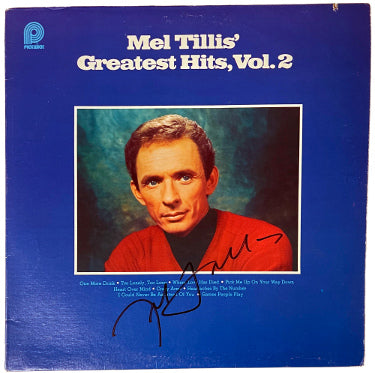 Mel Tillis Autographed 1973 Greatest Hits, Vol.2 Album Cover/LP/Vinyl Record- JSA #GG08448-Powers Sports Memorabilia