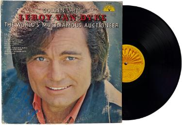Leroy Van Dyke Autographed 1974 Golden Hits Album Cover/LP/Vinyl Record- JSA #GG08452 (cover wear)-Powers Sports Memorabilia