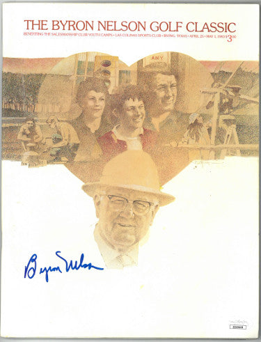 Byron Nelson Autographed 1983 Byron Nelson Golf Classic Program- JSA #EE60449-Powers Sports Memorabilia