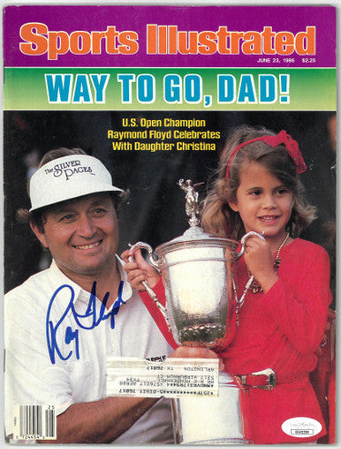 Raymond Floyd Autographed Sports Illustrated Full Magazine 6/23/1986- JSA #EE63290 (US Open Champion)-Powers Sports Memorabilia