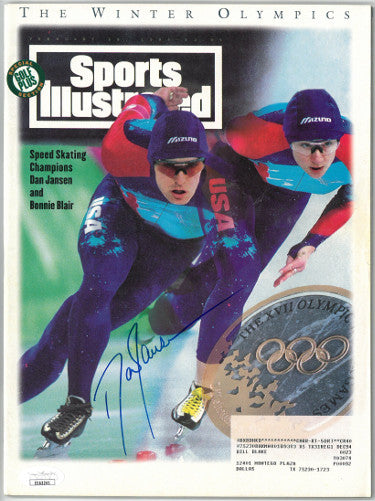 Dan Jansen Autographed Sports Illustrated Full Magazine 2/28/1994- JSA #EE63241 (Winter Olympics/Speed Skating)-Powers Sports Memorabilia