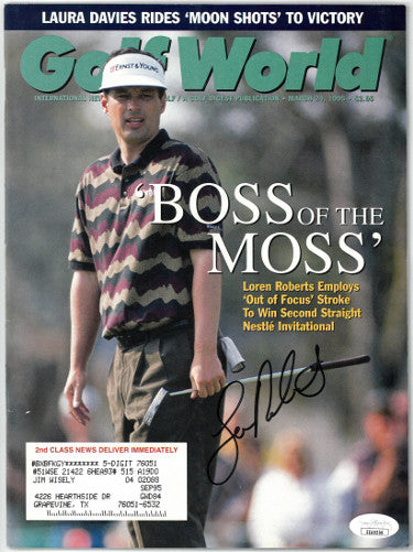 Loren Roberts Autographed Golf World Full Magazine 3/24/1995- JSA #EE60256 (Nestle Invitational)-Powers Sports Memorabilia