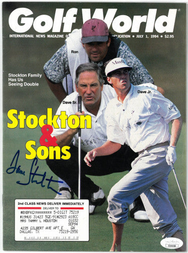 Dave Stockton Autographed Golf World Full Magazine 7/1/1994- JSA #EE60289-Powers Sports Memorabilia