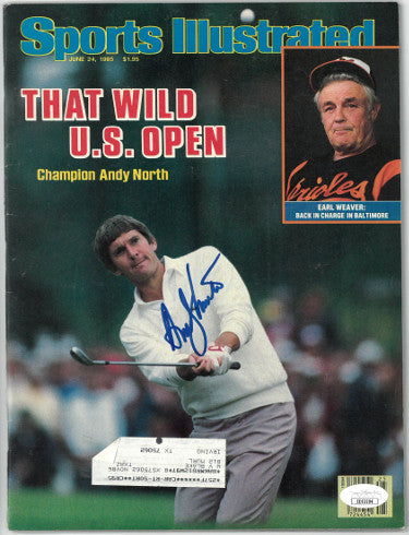 Andy North Autographed Sports Illustrated Full Magazine 6/24/1985- JSA #EE63394 (US Open)-Powers Sports Memorabilia