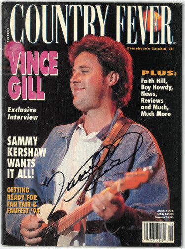 Vince Gill Autographed Country Fever Full Magazine June 1994- JSA #GG36333 (no label)-Powers Sports Memorabilia