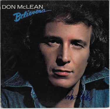 Don McLean Autographed 1981 Believers Album Cover/LP/Vinyl Record- JSA #GG12643-Powers Sports Memorabilia