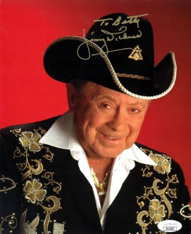Little Jimmy Dickens Autographed Country Music 8x10 Photo To Betty- JSA #II11033-Powers Sports Memorabilia