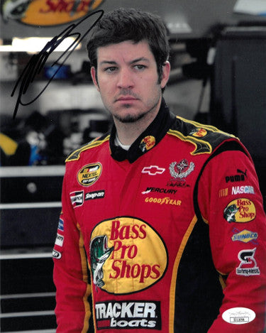 Martin Truex Jr. Autographed NASCAR Bass Pro Shops 8x10 Photo- JSA #II11054-Powers Sports Memorabilia
