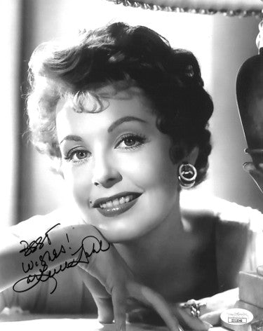 Arlene Dahl Autographed Vintage B&W 8x10 Photo Best Wishes- JSA #II11046-Powers Sports Memorabilia