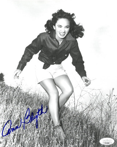 Ann Blyth Autographed Vintage Hollywood B&W 8x10 Photo- JSA #II11049-Powers Sports Memorabilia