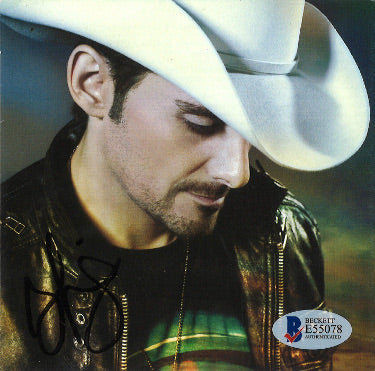 Brad Paisley Autographed This is Country Music CD Cover (NO CD)- Beckett/BAS #E55078-Powers Sports Memorabilia