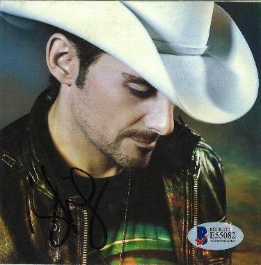 Brad Paisley Autographed This is Country Music CD Cover (NO CD)- Beckett/BAS #E55082-Powers Sports Memorabilia