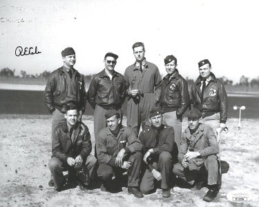 R.E. (Richard) Cole Autographed Doolittle Raiders China WWII Vintage 8x10 Photo- JSA #II11554 (Jimmy Doolittle Co-Pilot)-Powers Sports Memorabilia