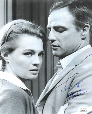 Angie Dickinson Autographed 1966 The Chase Vintage B&W 8x10 Photo To Danny- JSA #II11604 (w/ Marlon Brando)-Powers Sports Memorabilia