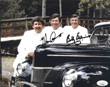 Bobby Allison & Donnie Allison dual Autographed NASCAR 8x10 Photo- JSA #II11662-Powers Sports Memorabilia