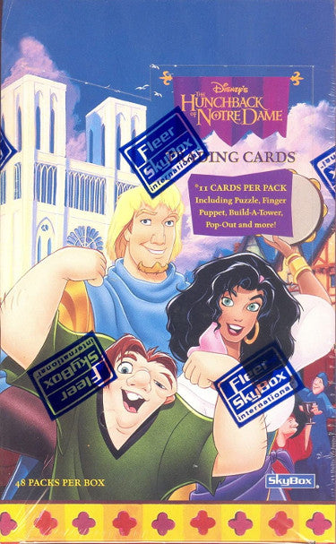 HUNCHBACK OF NOTRE DAME DISNEY 1996 SKYBOX FACTORY SEALED UNOPENED TRADING CARD BOX ?Çô 48 PACKS ?Çô Brand new-Powers Sports Memorabilia