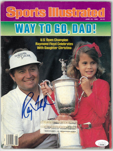 Raymond/Ray Floyd Autographed Sports Illustrated Full Magazine 6/23/1986- JSA #EE63289 (US Open Champion)-Powers Sports Memorabilia