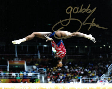 Gabby Douglas Autographed 2016 Rio Olympics Gymnastic 8x10 Photo- PSA ITP (Team USA/Gold Medalist) - CTBL_028032-Powers Sports Memorabilia