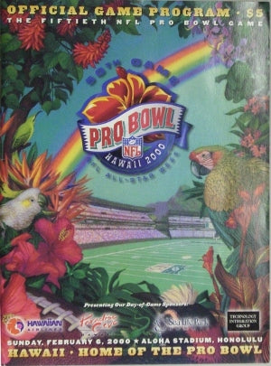 NFL Pro Bowl unsigned 2000 Hawaii Game Day Program-Powers Sports Memorabilia