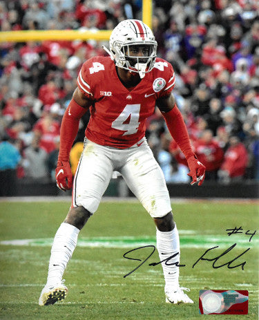 Jordan Fuller Autographed Ohio State Buckeyes NCAA Licensed 8x10 Photo #4 (SB LVI CHAMP)-Powers Sports Memorabilia