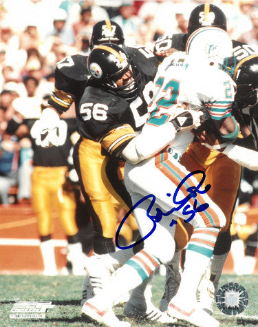 Robin Cole Autographed Pittsburgh Steelers NFL Licensed 8X10 Photo #56- COA Steel Curtain/2X SB Champ-Powers Sports Memorabilia