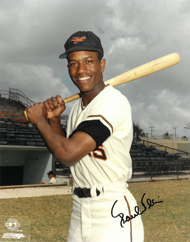 Paul Blair Autographed Baltimore Orioles MLB Licensed 8x10 Photo - COA (4X WS Champ/8X GG)-Powers Sports Memorabilia