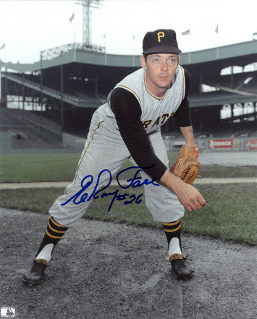 Elroy Face Autographed Pittsburgh Pirates 8x10 Photo #26 (pitching)-Powers Sports Memorabilia