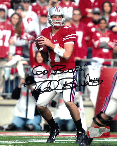 Todd Boeckman Autographed Ohio State Buckeyes 8x10 Photo #17 Go Bucks!-Powers Sports Memorabilia