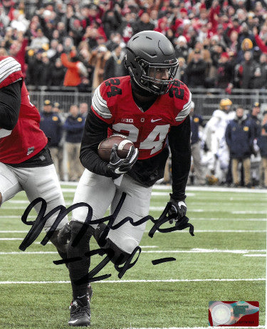 Malik Hooker Autographed Ohio State Buckeyes NCAA Licensed 8X10 Photo #24 - COA-Powers Sports Memorabilia