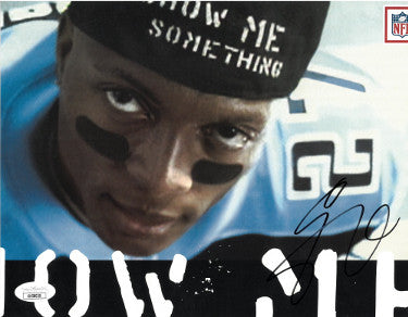 Eddie George Autographed Tennessee Titans NFL Show Me Promo 8x10 Photo- JSA #KK58030-Powers Sports Memorabilia