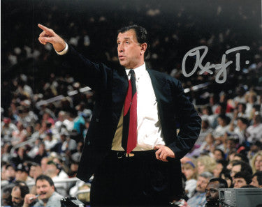 Rudy Tomjanovich Autographed Houston Rockets Coaching 8x10 Photo (1994 NBA Finals)-Powers Sports Memorabilia