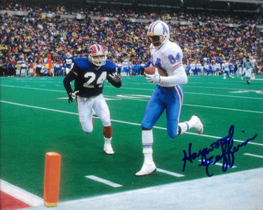 Haywood Jeffires Autographed Houston Oilers 8x10 Photo-Powers Sports Memorabilia