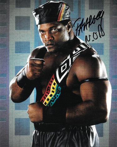 Faarooq Autographed WWE Wrestling 8x10 Photo NOD (Nation of Domination/Ron Simmons)-Powers Sports Memorabilia