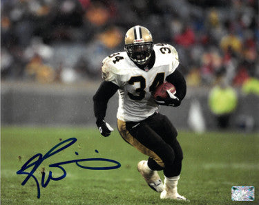 Ricky Williams Autographed New Orleans Saints 8x10 Photo- Williams Player Hologram-Powers Sports Memorabilia